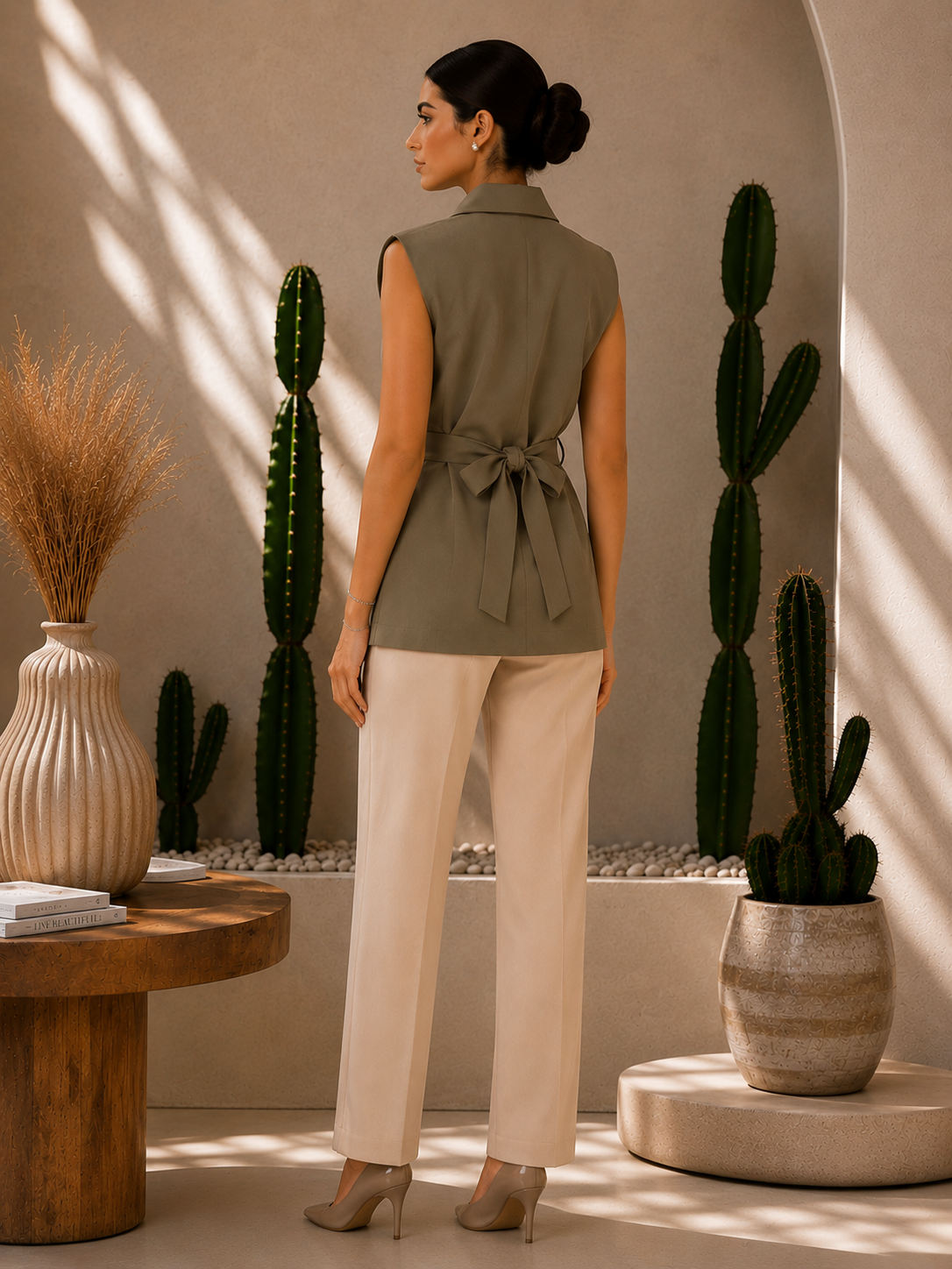 Olive Grace Wrap Vest